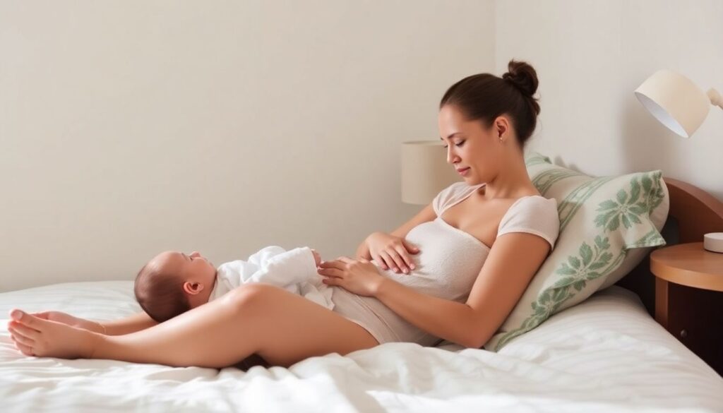 Советы по сну во время беременности и после родов - иллюстрация