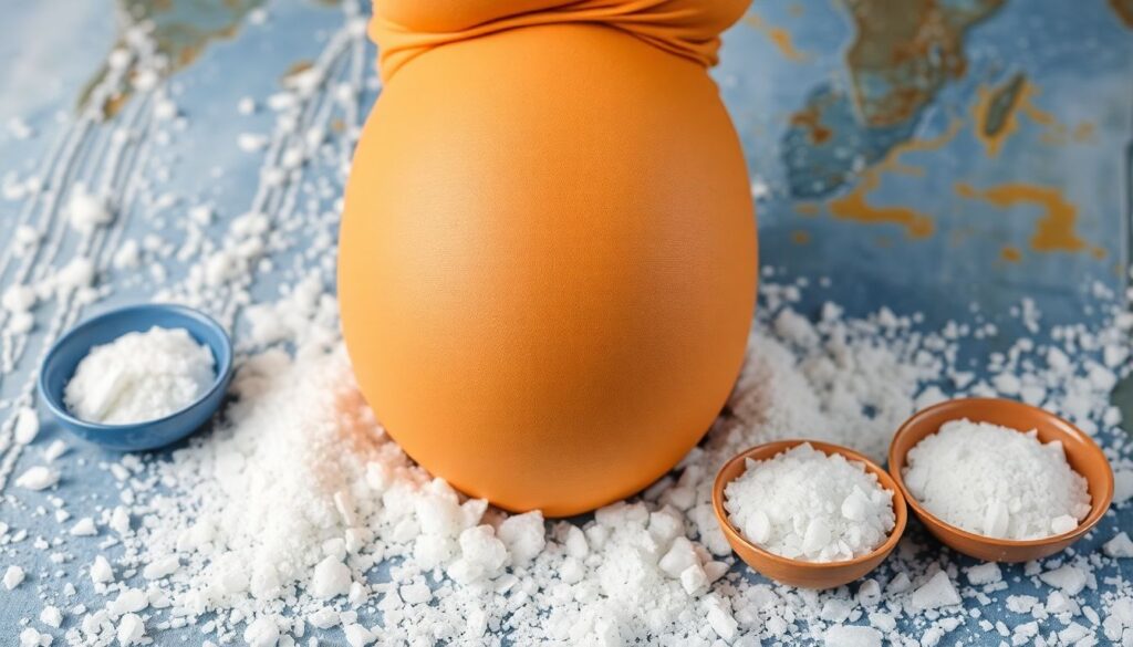 Соль и водный баланс во время беременности - иллюстрация