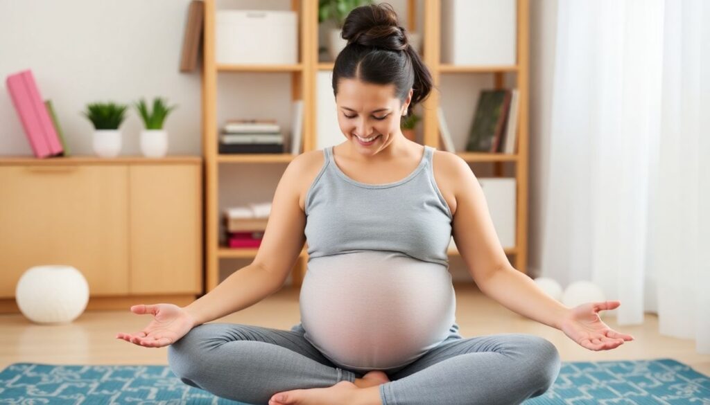 Дыхательные техники для снижения стресса во время беременности - иллюстрация