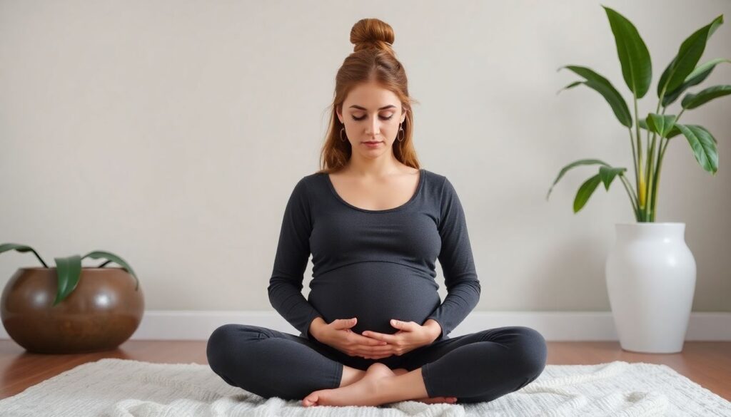 Дыхательные техники для снижения стресса во время беременности - иллюстрация