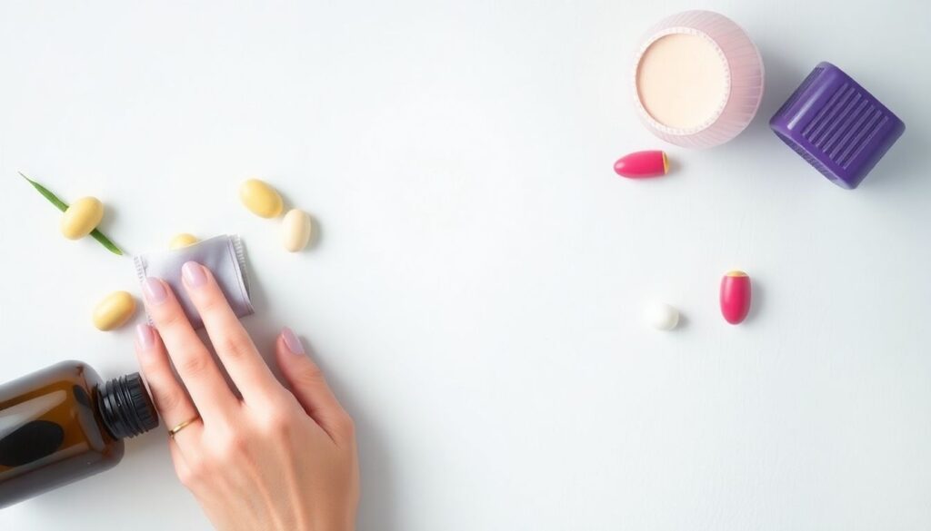 Снижение ломких ногтей и волос во время менопаузы - иллюстрация