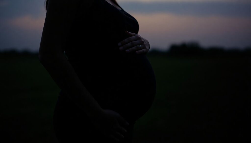 Первая помощь при угрозе прерывания беременности - иллюстрация