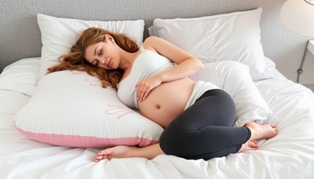 Как выбрать правильную подушку для сна во время беременности - иллюстрация