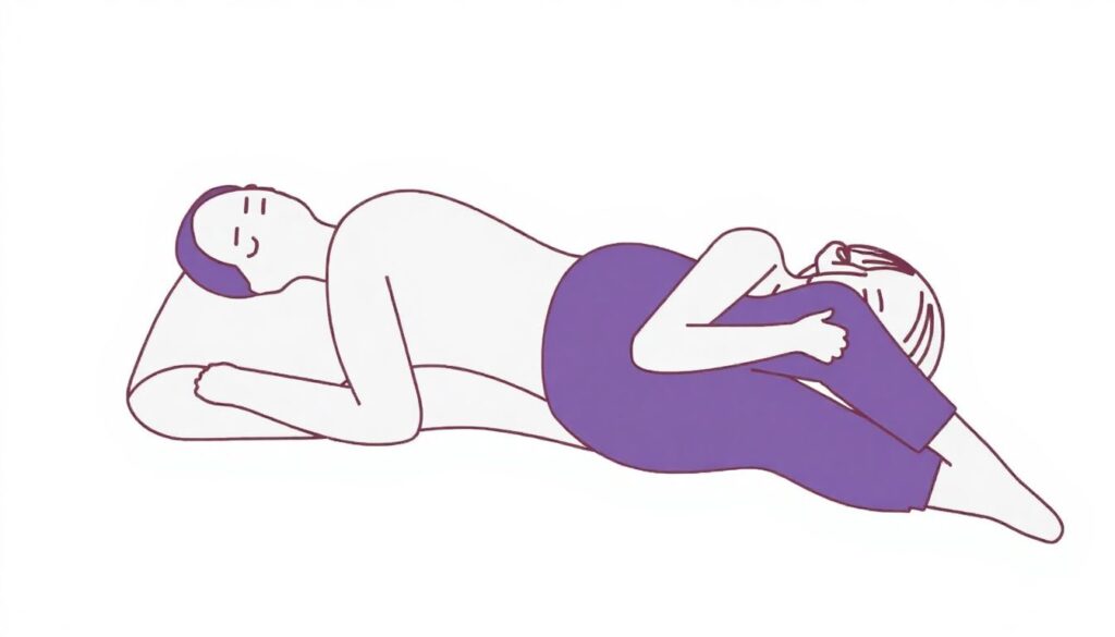 Как выбрать правильную подушку для сна во время беременности - иллюстрация