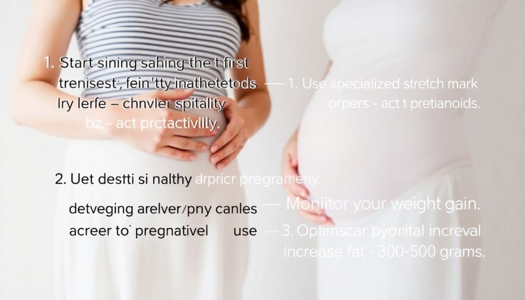 Как избежать растяжек во время беременности - иллюстрация