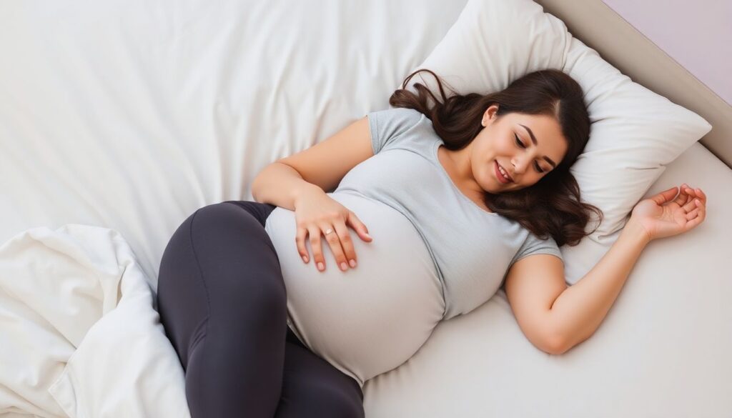 Как обеспечить качественный сон во время беременности - иллюстрация