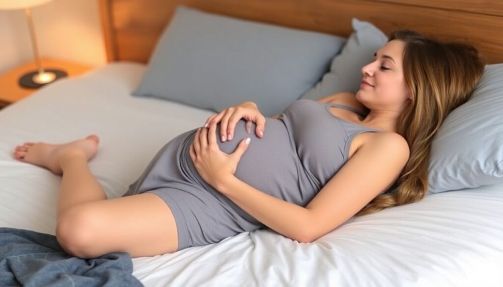 Как обеспечить качественный сон во время беременности - иллюстрация