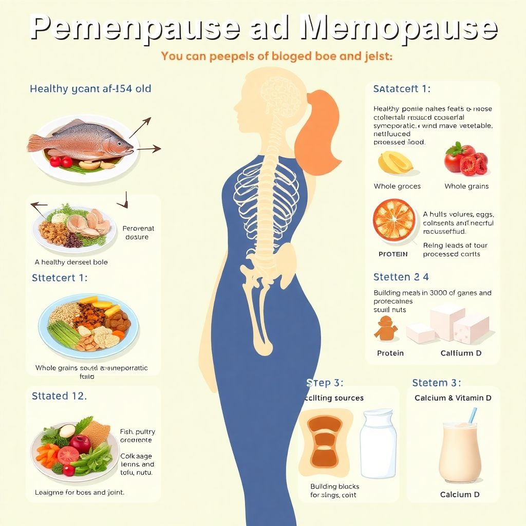 Питание для здоровья костей и суставов в пременопаузе и менопаузе