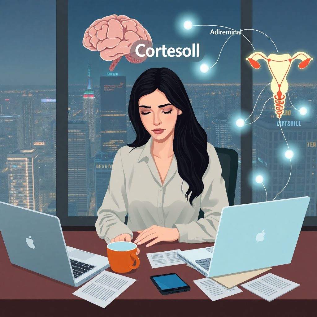 Гормоны стресса и женское здоровье: как кортизол меняет цикл, вес и либидо