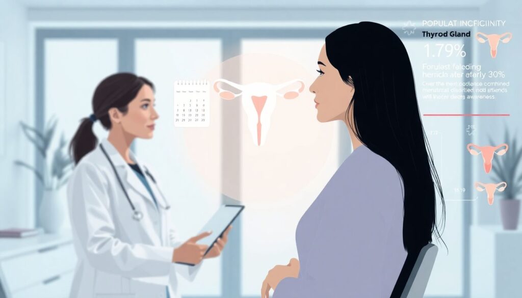 Щитовидная железа и женские гормоны: скрытое влияние на цикл, беременность и настроение - иллюстрация