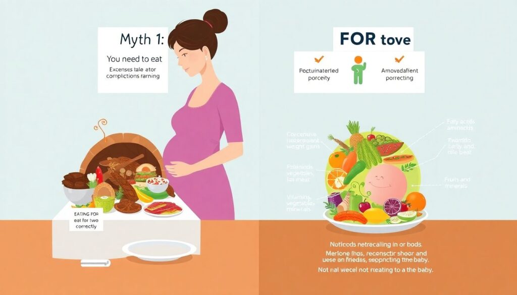 Мифы о питании при беременности: что действительно нельзя, а что вполне допустимо - иллюстрация