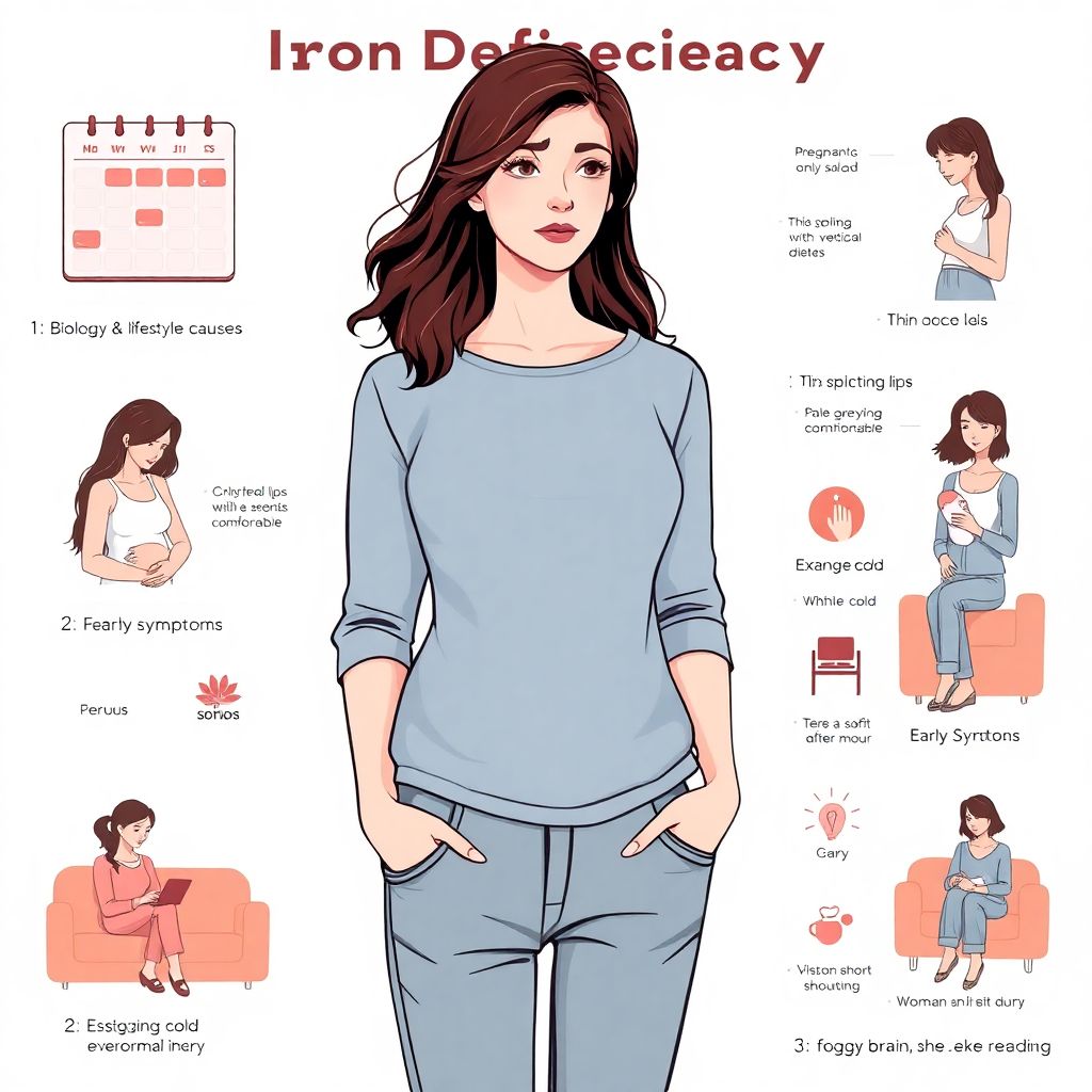Железодефицит у женщин: причины частого дефицита и ранние признаки без анализов