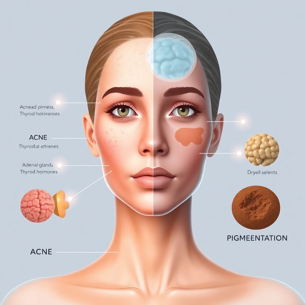 Гормоны и кожа: как акне, сухость и пигментация выдают состояние организма