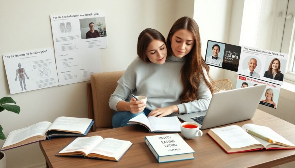 Интуитивное питание и женский цикл: как слушать тело, а не диеты - иллюстрация