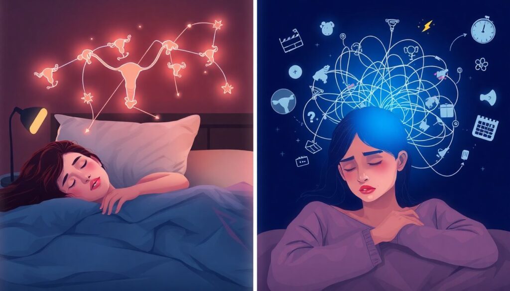 Женское здоровье и сон: как недосып влияет на гормоны, вес и цикл - иллюстрация