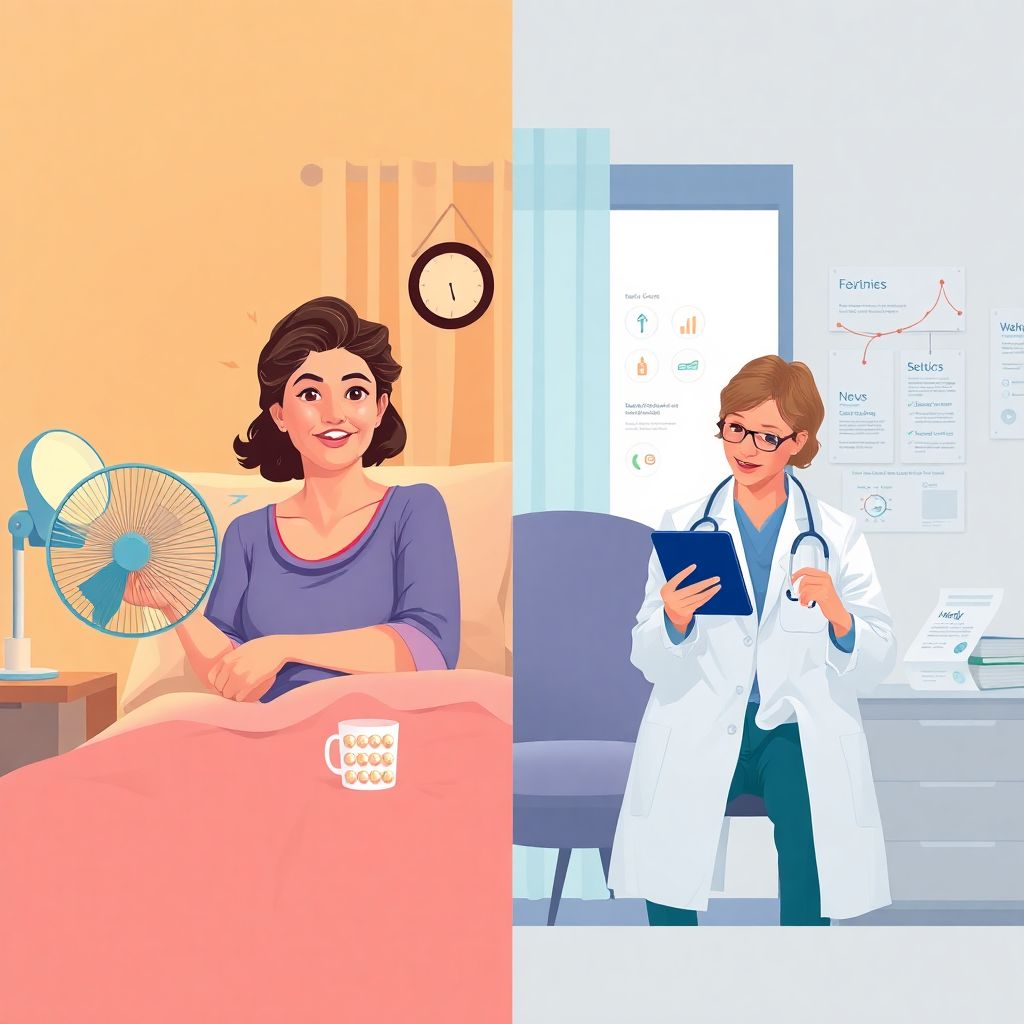 Приливы и ночная потливость при менопаузе: научно доказанные способы облегчения