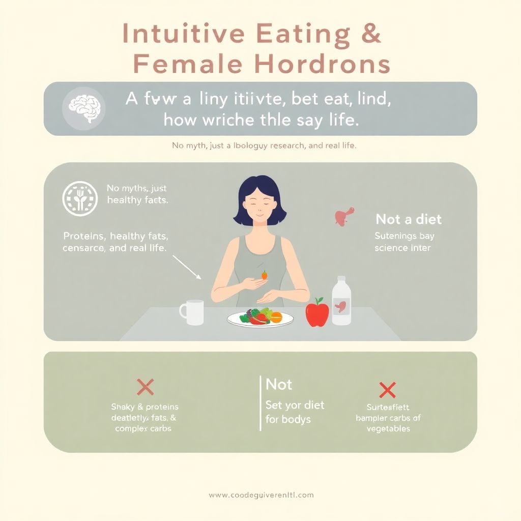 Интуитивное питание и женские гормоны: как есть по аппетиту без вреда циклу