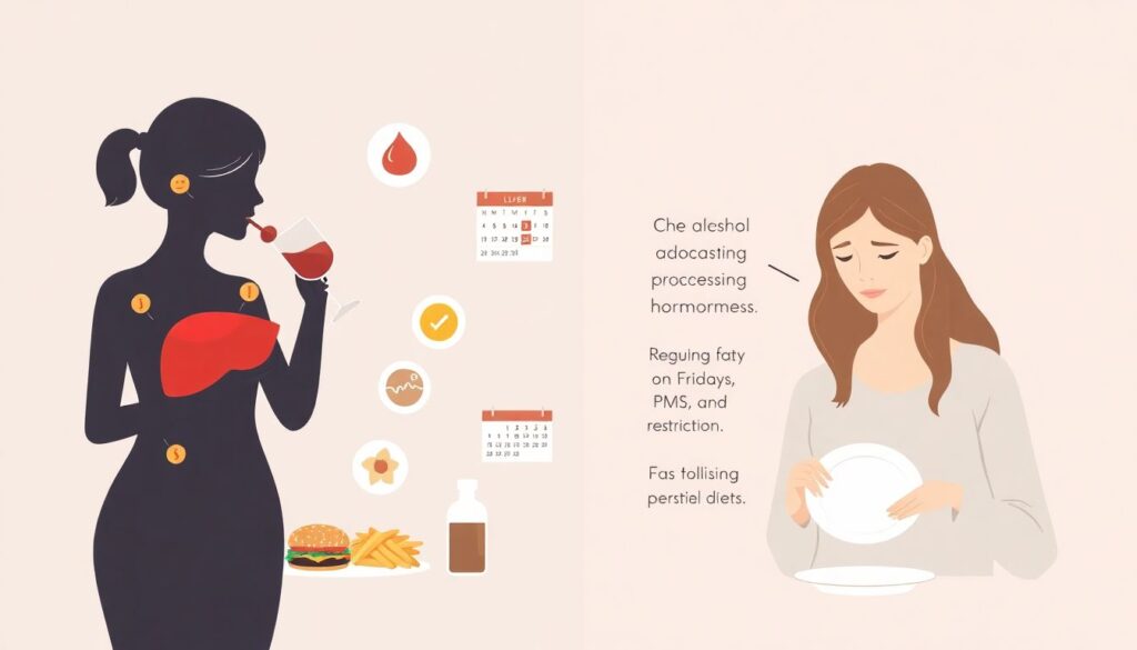 Питание для стабильного цикла: продукты, которые помогают, и которые мешают - иллюстрация