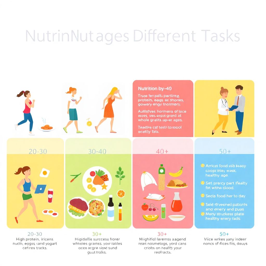 Питание в разном возрасте: как меняются потребности с 20 до 60+